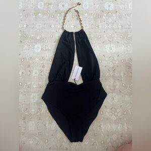 WeWoreWhat necklace one piece swimsuit